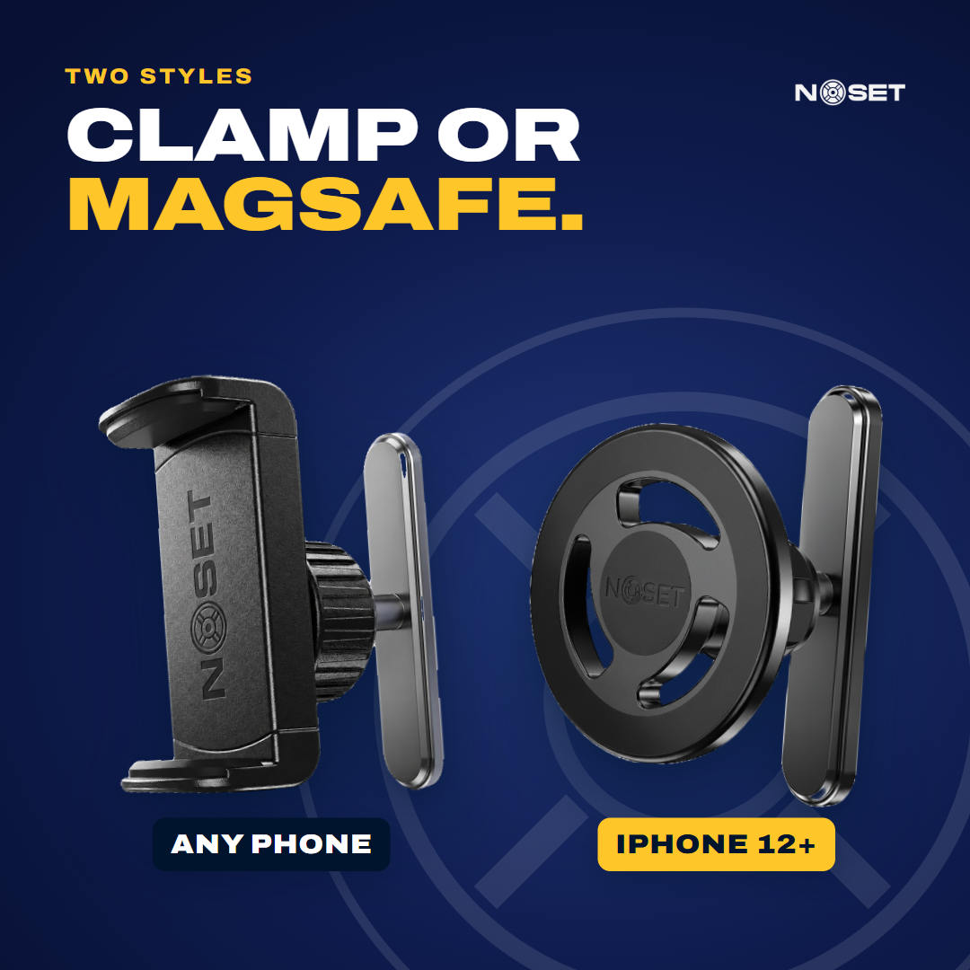 MagLock Clamp and MagSafe styles side by side